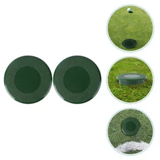2pcs Home Professional Golfing Hole Cup Putting Green Golfing Practical Tool