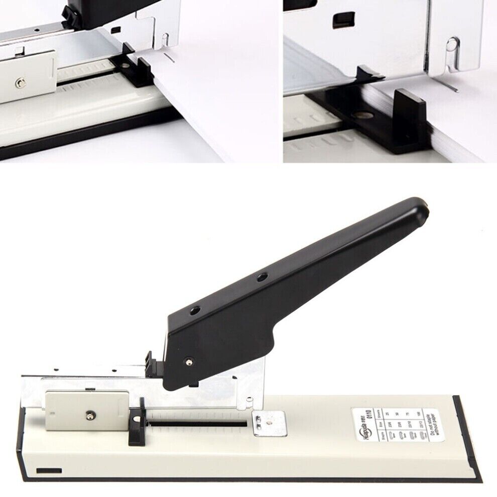 Large 100 Sheets Heavy Duty Metal Stapler Document Paper Bookbinder