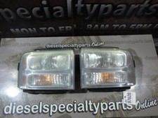 2005 2006 Ford F350 F250 Lariat 6.0 Diesel Auto 4x4 Oem Headlights Set Pair