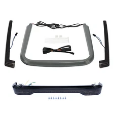 King Trunk LED Brake Lights Side Marker Fit For Harley Touring Touring 2014-25