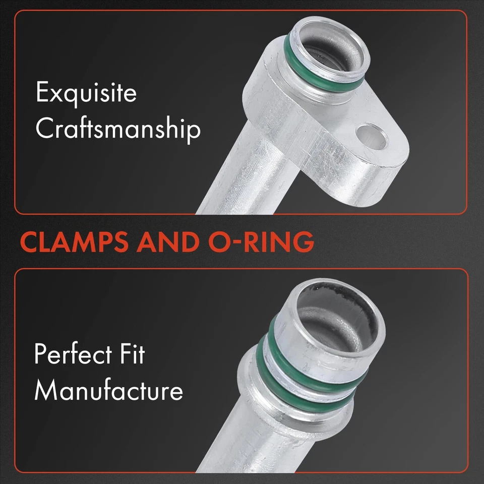 Línea de succión de aire acondicionado para Toyota Camry 2002-2006 Solara 2004-2008 L4 2,4 L 8871206060 Foto 3 de 4