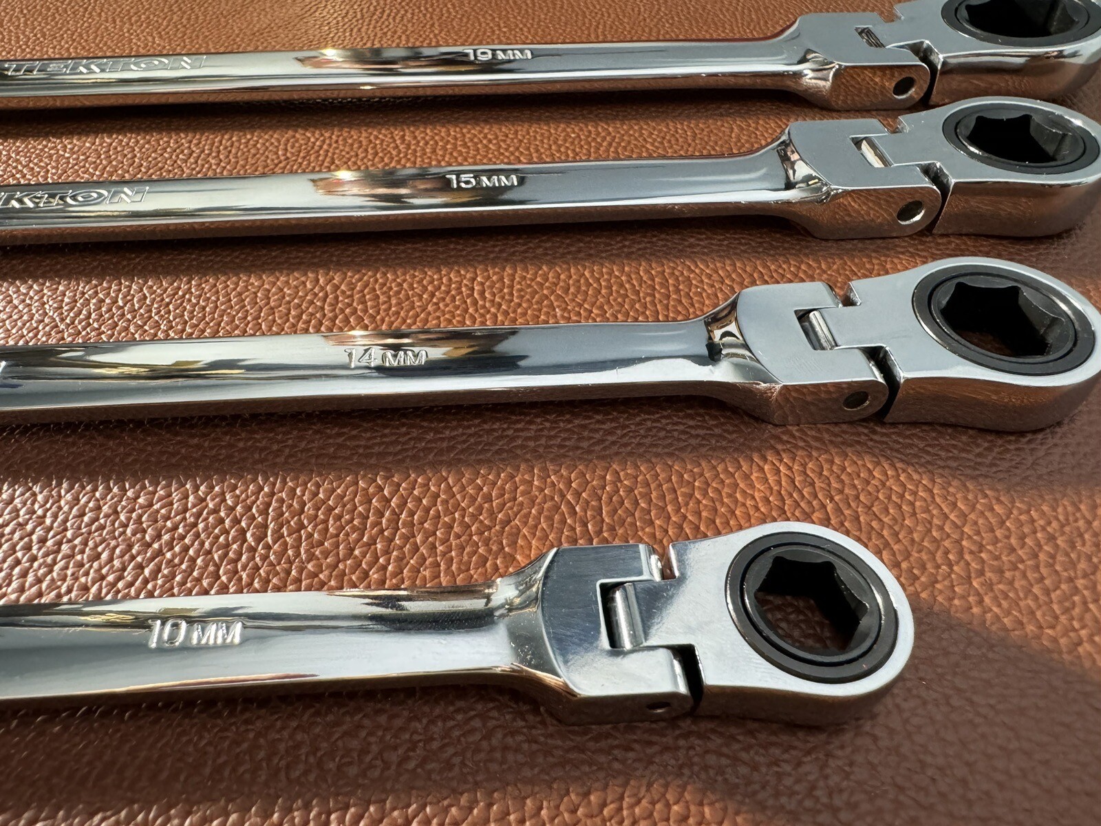 TEKTON Metric 1019mm Extra Long FlexHead Ratcheting Box End Wrench Set 4pc NEW eBay