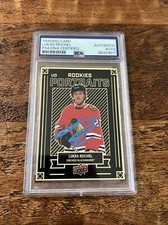 Lukas Reichel IP Signed UD Portraits RC Card PSA DNA Coa Slab Blackhawks Auto