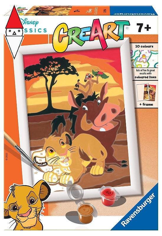 GIOCO EDUCATIVO RAVENSBURGER CREART SERIE E LICENSED - LION KING IL RE LEONE