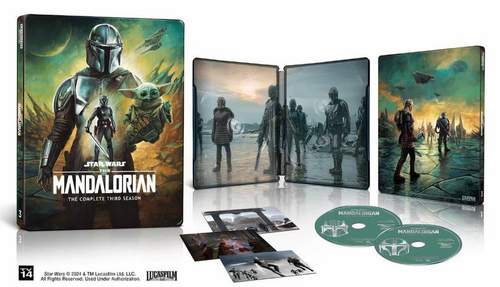 STAR WARS MANDALORIAN TRILOGY SEASONS 1 TO 3 4K UHD BLURAY STEELBOOK **SEALED ** - Picture 4 of 23