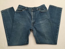 Levi's Misses Vintage Women's Medium Wash Orange Tag Cotton Denim Jeans, Size 16