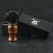 BRAND NEW 100% PURE BLACK BADGER HAIRS SHAVING BRUSH BEAUTY SALON BODY CARE