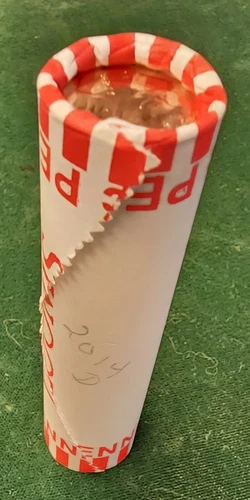 2014 D LINCOLN SHIELD CENT ROLL 50 COINS