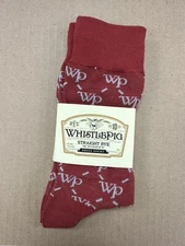 WhistlePig Whiskey Straight Rye Whiskey Dress Socks New