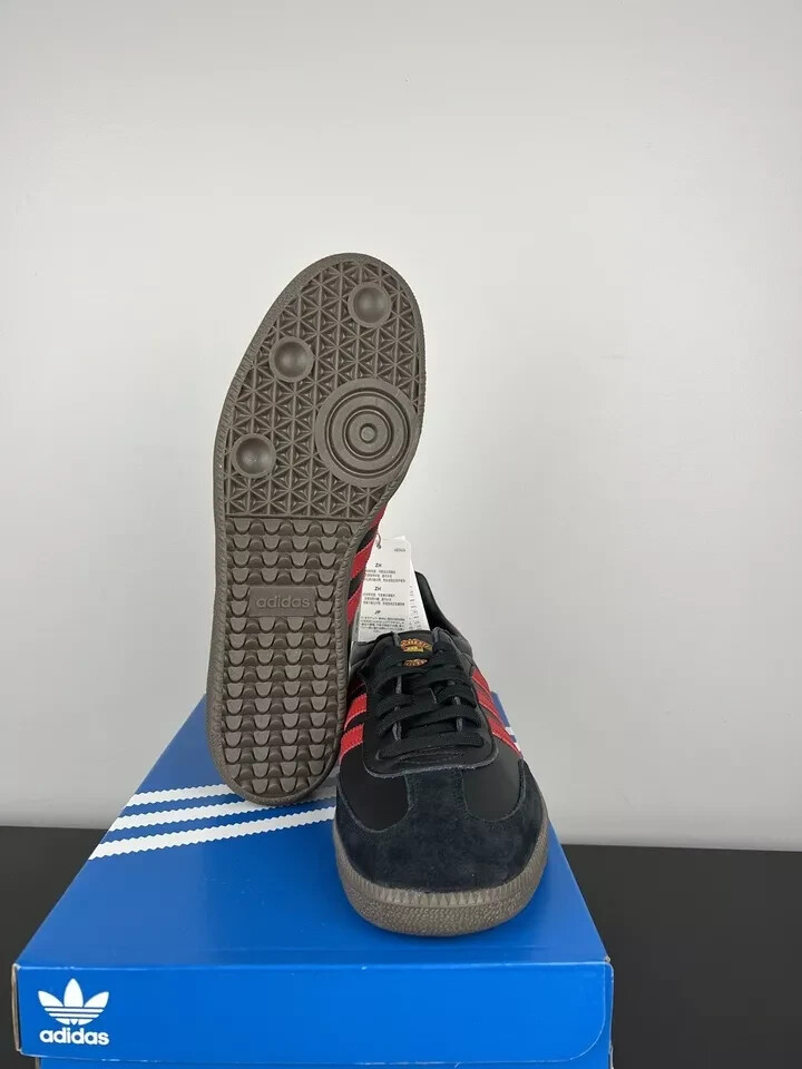 Size 10 - adidas Manchester United x Samba Team Black Real