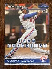 2004 Donruss Team Checklist Vladimir Guerrero SP Short Print #394 Expos NM
