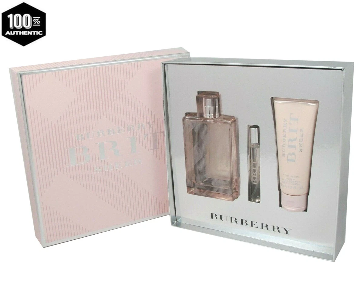 Burberry brit sheer eau de toilette gift set top