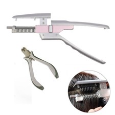 6D Hair Extension Machine Human Hair Extension Salon Hair Tool Connector Piler