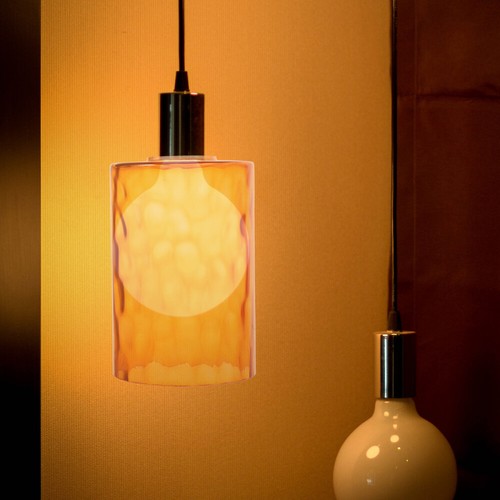 Stone-patterned Lampshade Decorative Globe Colored Glass Light Cover Small - Picture 2 of 12