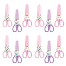 12 Pack Goodies Unicorn Scissors Birthday Party Favors Gift Goodie Bags
