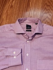 Daniel Hechter Long Sleeve Dress Shirt Size 39 Paris