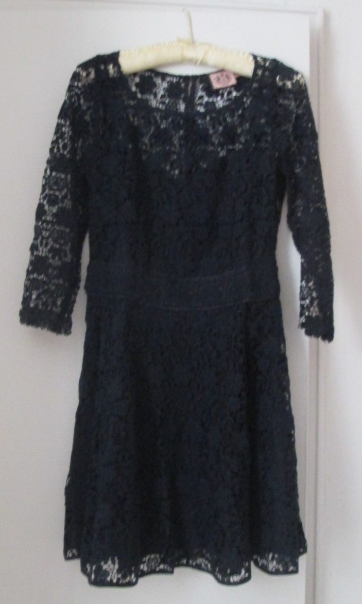 Juicy Couture 3/4 Sleeve Guipure Lace Dress Size 6 BRAND NEW Juicy Couture 3/4 Sleeve Guipure Lace Dress Size 6 BRAND NEW