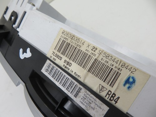 PORSCHE CAYENNE 955 INSTRUMENT SPEEDO CLUSTER 7L5920970D 2003-2006 1634-3 - Picture 10 of 12