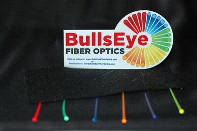 10 x 1.5'' Fiber optics Rods--5 each in .040'' and .060''. ROAGB in both diameters