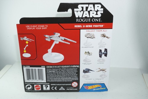 Hot Wheels Star Wars Rebel U-Wing Fighter Rogue One modello pressofuso MOC raro - Foto 5 di 6