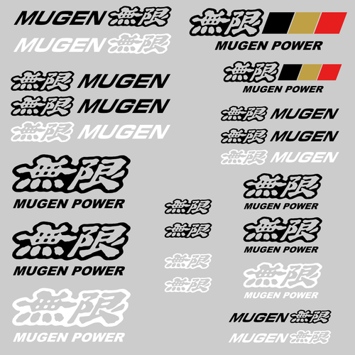 Pegatina Mugen JDM sticker CRX CIVIC INTEGRA VTEC S660 NSX CRX HRV CRZ - Imagen 5 de 5