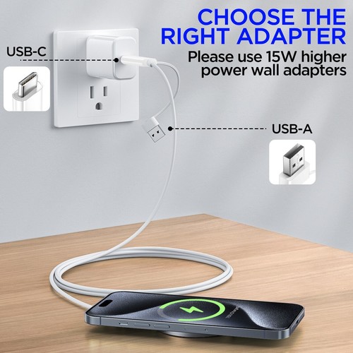 MagSafe Magnetic Wireless Charger Charging Pad For iPhone 16 15 14 13 12 Pro Max - 第 9/11 張圖片