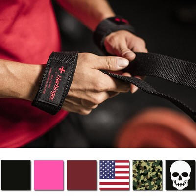 Harbinger 21.5'' Padded Cotton Weight Lifting Straps