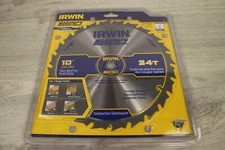 Irwin Saw Blade 10" 24T Framing Ripping #14233 Table Saw Construction NEW