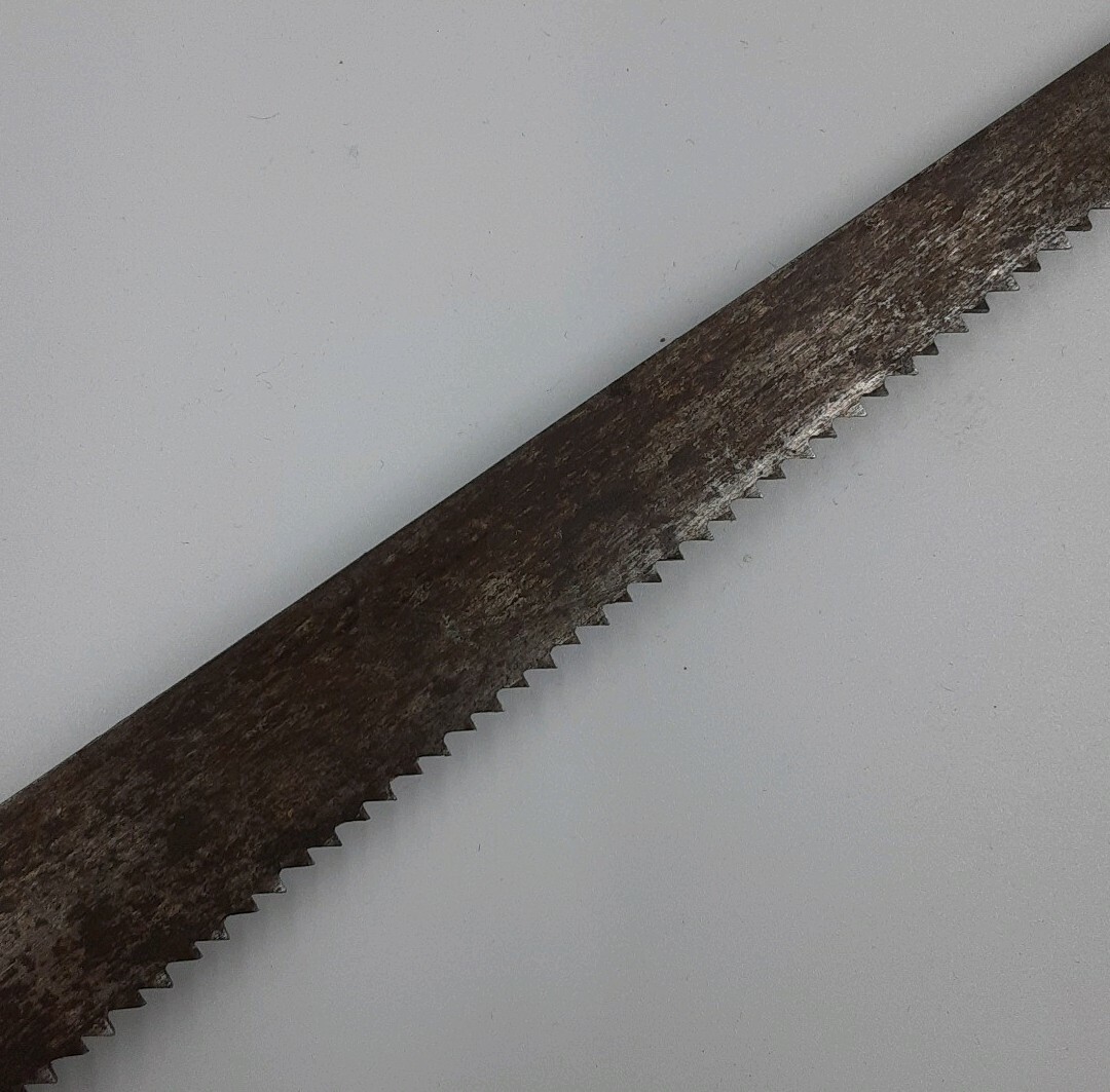 Mid Century Vintage Carpenters Wood Working Hand Hack Saw Wood Handle ...