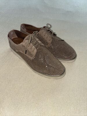 Donald J Pliner Connie Oxford Lace-Up Suede Sparkle  display picture 1