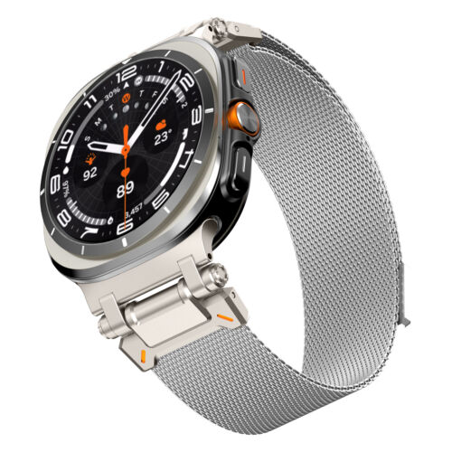 Milanaise Magnetarmband für Galaxy Watch Ultra Edelstahl Metall Stecker - Bild 17 von 29