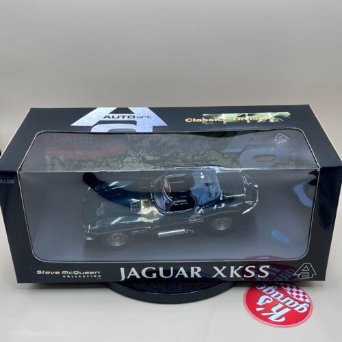 AUTOart 1/18 Jaguar XKSS 1956 Steve McQueen Collection Green Diecast 73519 - Picture 2 of 22