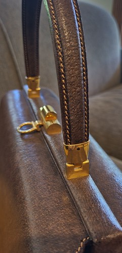 Vintage Gucci Top Handle Frame Pigskin Handbag - Picture 14 of 24