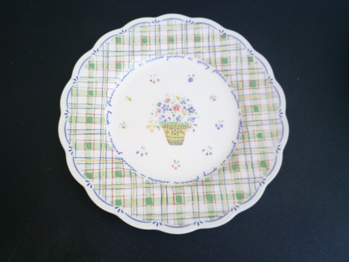 Vintage NIKKO Dena's Garden Salatteller JAPAN 4er Set - Bild 6 von 9