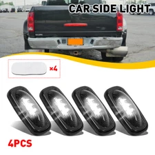 FOR 03-18 DODGE RAM 2500 3500 DUALLY BED White LED SIDE FENDER MARKER LIGHTS EOA
