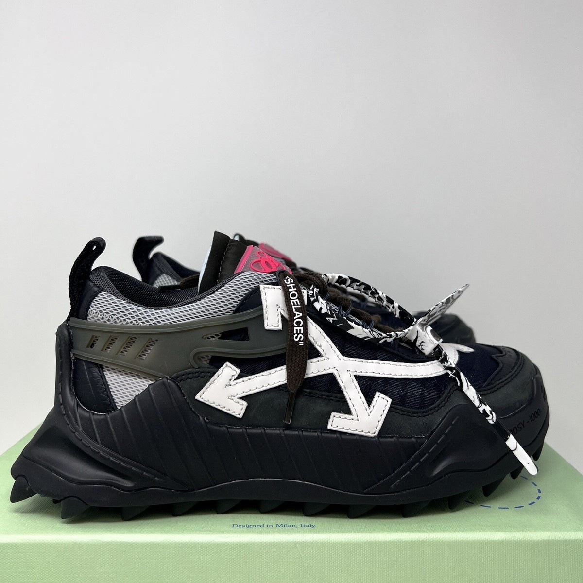 Size 9 - Off-White ODSY-1000 Black White W for sale online Size 9 - Off-White ODSY-1000 Black White W for sale online