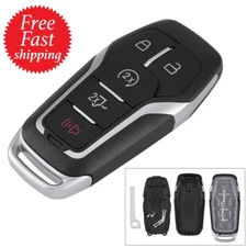 Remote Key Fob Shell Case Cover For 2015-2017 Ford Explorer Edge Fusion Mustang