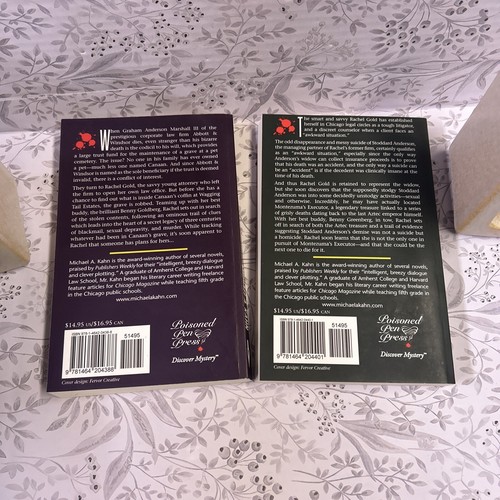 Grave Designs & Death Benefits by Michael Kahn 2 Paperback Very Good - Picture 2 of 5