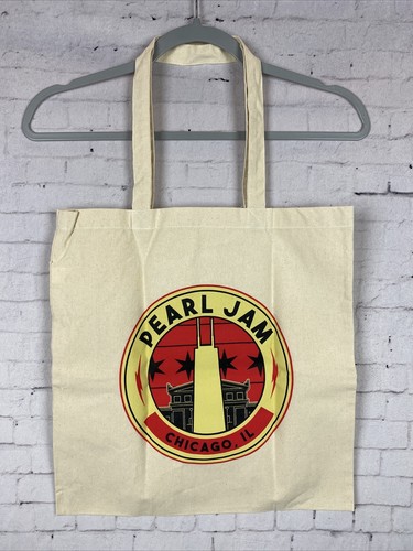 Pearl Jam Tote Bag 2018 Chicago Wrigley Field Reusable Brand New (PJ4)