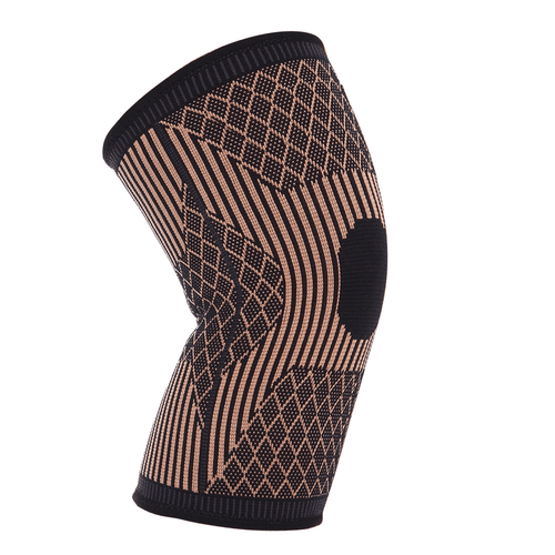Copper Knee Sleeve Compression Brace Support Sport Joint Arthritis Pain Relief - Picture 10 of 13