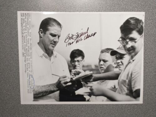 BOB FRIEND 1960 PIRATES WORLD CHAMPS SIGNED AUTOGRAPHED 1965 WIREPHOTO  WIRE PHO - Picture 1 of 3