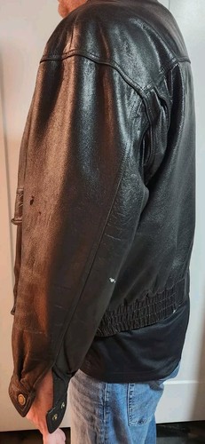 leather limited zip jacket with zip out liner Size Xl - Picture 4 of 7