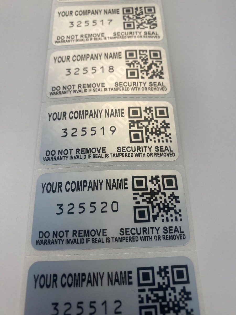 Adidas Nike Box Qr Code 100 CUSTOM PRINTED INCH QR CODE SERIAL