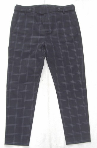 Dondup Damen Stoff Hose DP377 QS0090D Deidra Größe IT 44 Neu + ungetragen