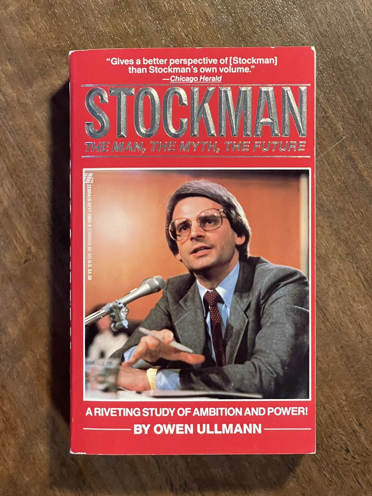 Stockman: The Man, the Myth, the Future by Owen Ullmann (1987, Mass ...
