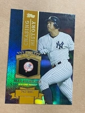 Alex Rodriguez 2013 Topps Chasing History Gold HoloFoil #CH-42 New York Yankees