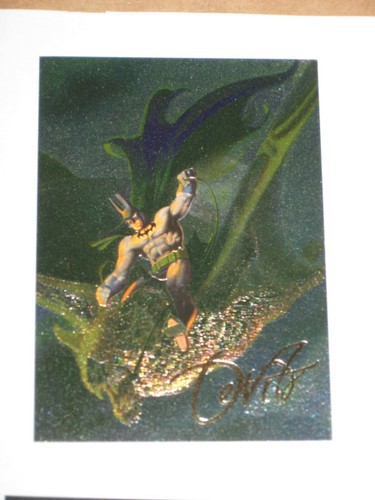 1995 Batman Master Series SPECTRA-ETCH FOIL FANTASY INSERT 6 CARD SET Skybox DC - Picture 7 of 11