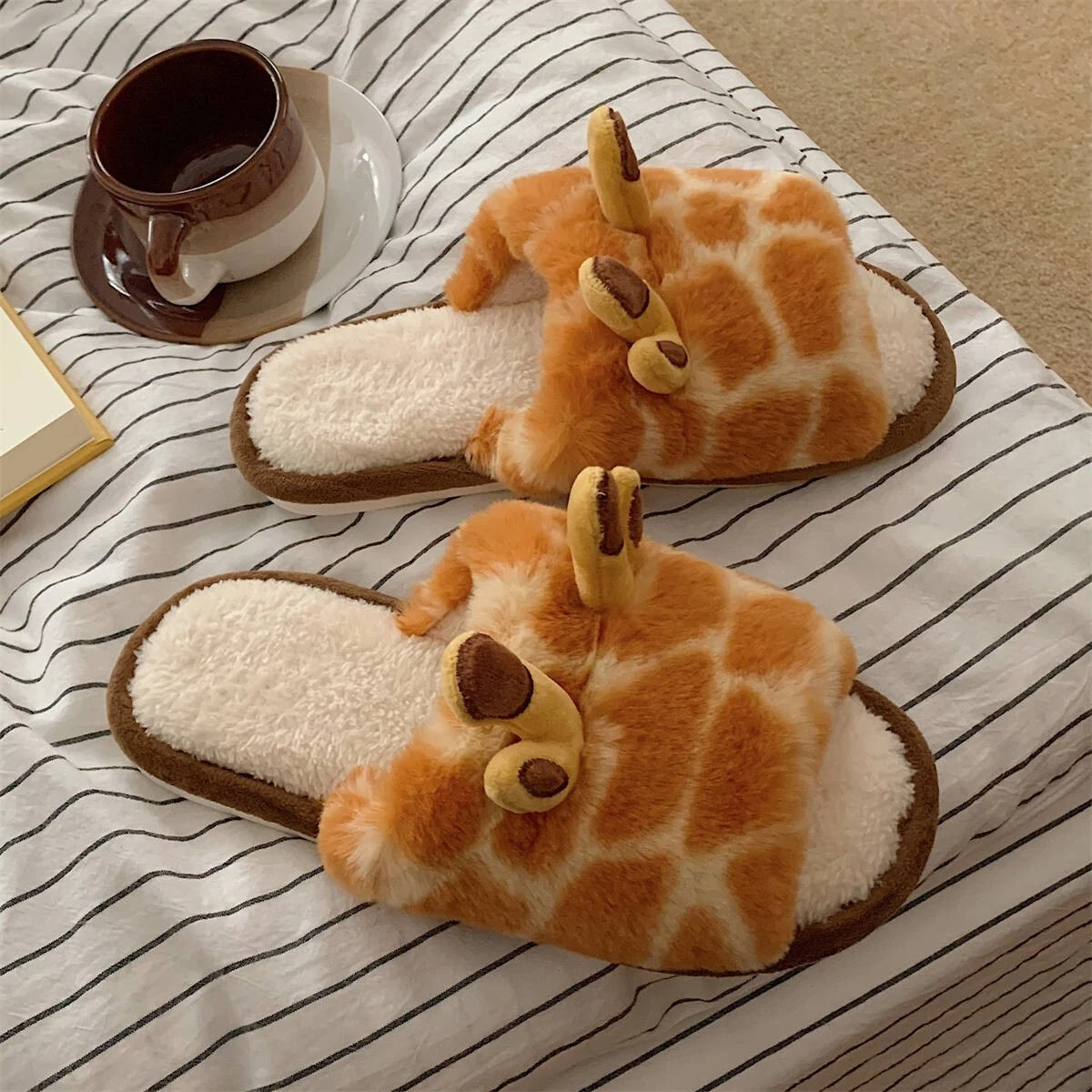 Giraffe slippers sale womens