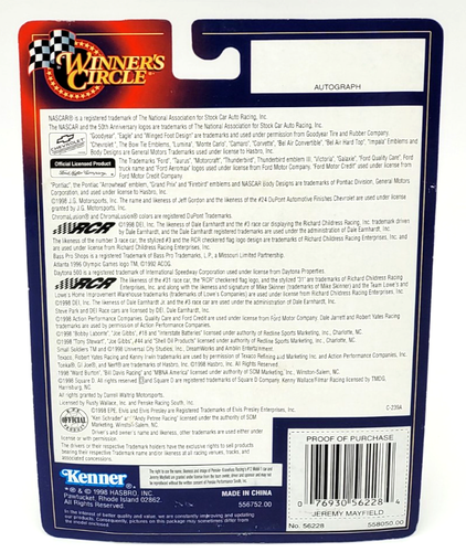 1998 Winner's Circle 1998 Mobil 1 Ford Taurus #12 Jeremy Mayfield Diecast - Picture 2 of 6
