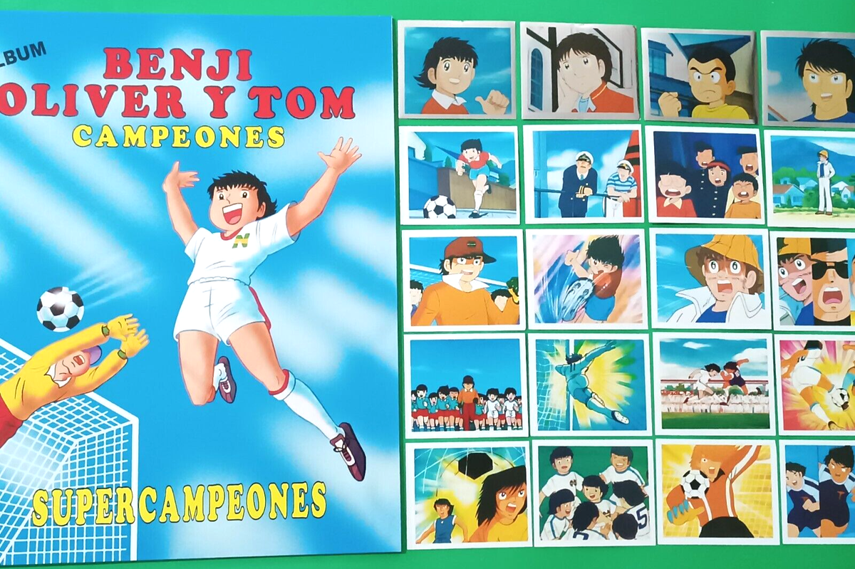 ALBUM BENJI OLIVER & TOM CHAMPIONS Reedition Full Set PERU 2020